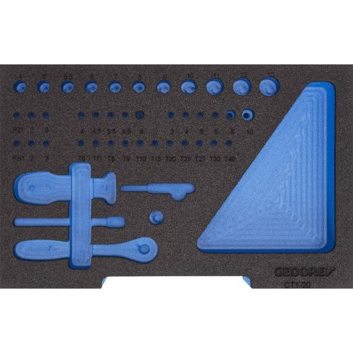 Gedore 2835894 EI-1100 CT1-20 Pěnová vložka (d x š) 230 mm x 157.5 mm