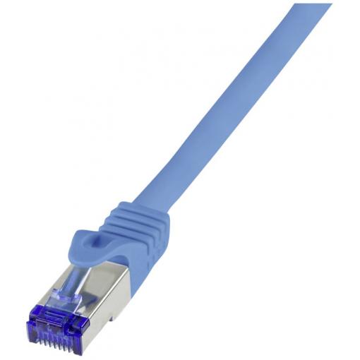 LogiLink C6A076S RJ45 USB kabel CAT 6A S/FTP 5.00 m modrá 1 ks