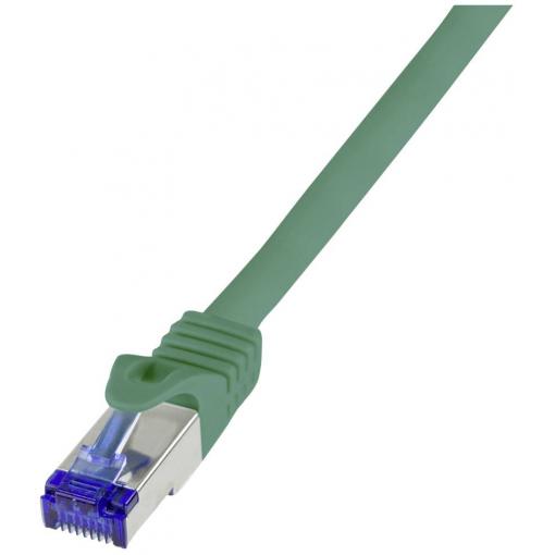 LogiLink C6A045S RJ45 USB kabel CAT 6A S/FTP 1.50 m zelená 1 ks