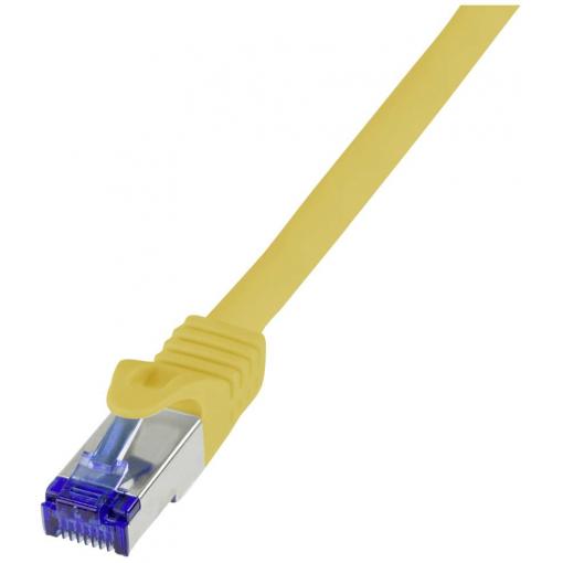 LogiLink C6A087S RJ45 USB kabel CAT 6A S/FTP 7.50 m žlutá 1 ks