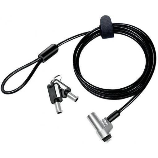 LogiLink kabelový zámek pro notebooky, kódový zámek s klíčem vč. 2 klíčů 15 mm NBS013