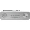 soundmaster DAB700WE DAB700WE stolní rádio, DAB+, FM, AUX, Bluetooth, SD, USB, hlasitý odposlech, včetně mikrofonu, funkce alarmu, bílá
