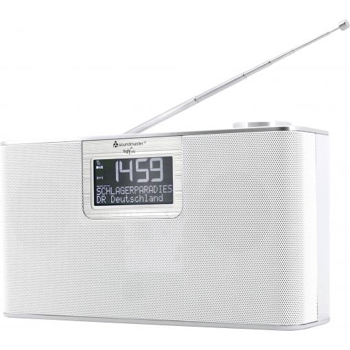 soundmaster DAB700WE DAB700WE stolní rádio, DAB+, FM, AUX, Bluetooth, SD, USB, hlasitý odposlech, včetně mikrofonu, funkce alarmu, bílá