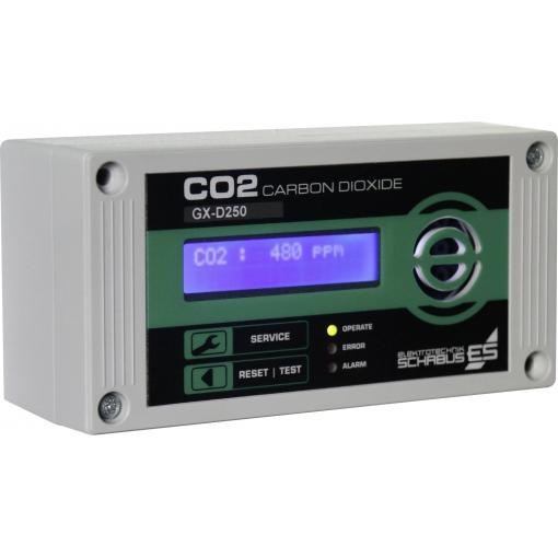 Schabus GX-D250 semafor CO2 / snímač kvality vzduchu s interním senzorem 230 V Detekováno oxidu uhličitého (CO2)