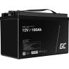 Green Cell AGM30 olověný akumulátor 12 V 100 Ah olověný se skelným rounem (š x v x h) 330 x 224 x 171 mm šroubované M6 odolné proti více cyklům, bezúdržbové