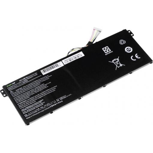 Green Cell akumulátor do notebooku AC14B13J AC14B13K AC14B18J 11.4 V 2100 mAh Acer