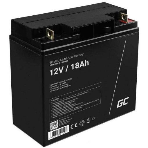 Green Cell Green Cell - USV-Akku - 1 x Batterie - Sealed Lead Acid (SLA) AGM09 olověný akumulátor 12 V 18 Ah olověná gelová (š x v x h) 181 x 167 x 77 mm