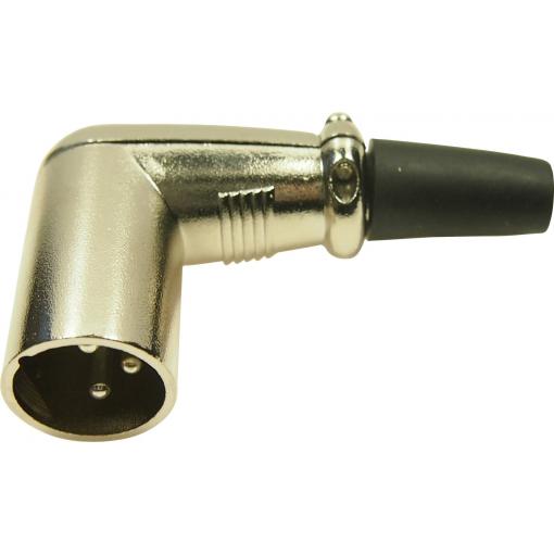 Cliff FC60963N XLR konektor Pólů: 3 zlatá, černá 1 ks
