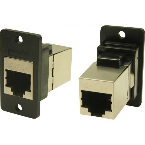 Cliff CP30625SX1, RJ45 konektor, adaptér, vestavný, černá, 1 ks