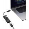 Hama 00200118 USB Hub 4 porty USB-A USB 2.0 480 MBit/s černá