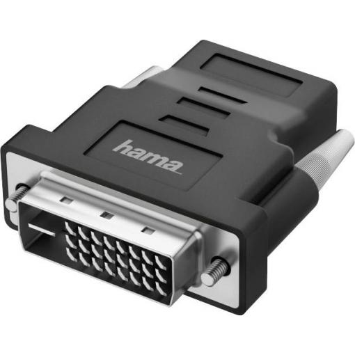 Hama 00200338 DVI / HDMI adaptér [1x UK zástrčka - 1x DVI-D zástrčka ] černá 0 mm