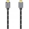Hama HDMI kabel Zástrčka HDMI-A, Zástrčka HDMI-A 2.00 m šedá, černá 00200504 8K UHD HDMI kabel