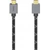 Hama HDMI kabel Zástrčka HDMI-A, Zástrčka HDMI-A 2.00 m šedá, černá 00200504 8K UHD HDMI kabel