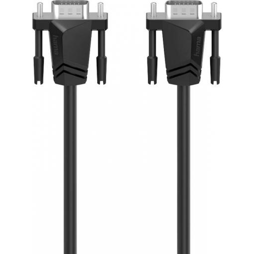 Hama VGA kabel VGA pólové Zástrčka, VGA pólové Zástrčka 1.50 m černá 00200707 VGA kabel