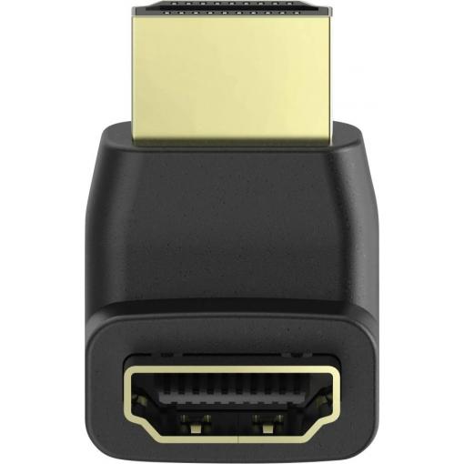 Hama 00205164 HDMI adaptér [1x HDMI zásuvka - 1x HDMI zástrčka] černá