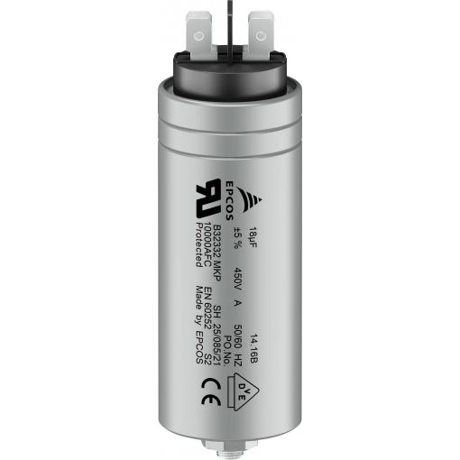 TDK B32332I6255J081 1 ks fóliový kondenzátor MKP s konektorem 2.5 µF 450 V/AC 5 % (Ø x d) 30 mm x 52 mm