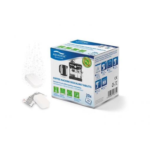 Odvápňovací tablety do kávovaru AQUALOGIS Decalc kompatibilní s DeLonghi Eco Decalc 20ks