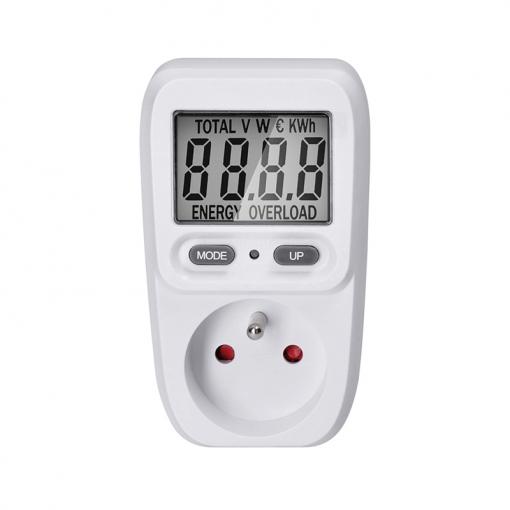 Digitální měřič spotřeby elektřiny Solight DT26, LCD 5 cm