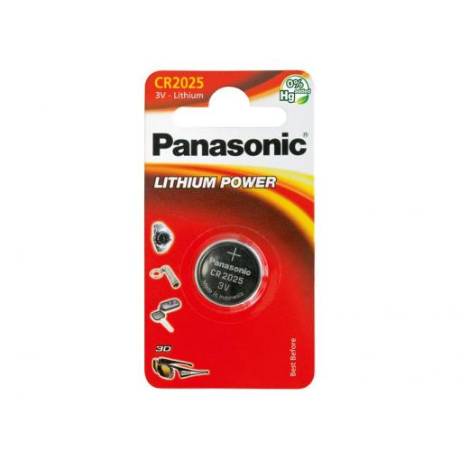 Baterie CR2025 PANASONIC lithiová 1ks / blistr