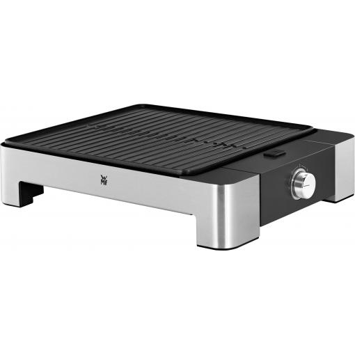 WMF Lono Quadro elektrický gril stolní gril manuálně nastavitelná teplota  černá, stříbrná