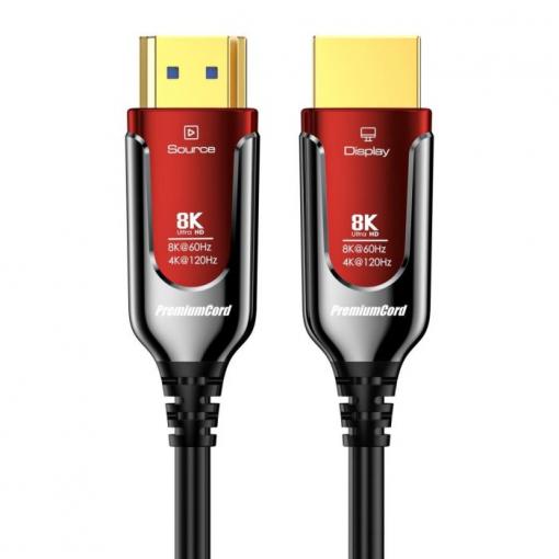 PremiumCord HDMI 2.1 optický kabel 8K@60Hz, 5 m