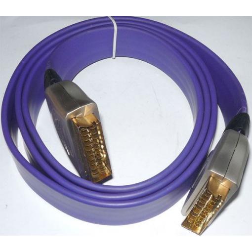 Scart-Scart profi,1,2m plochý kabel
