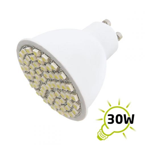 Žárovka LED     GU10/230V  (60SMD) 3W - bílá