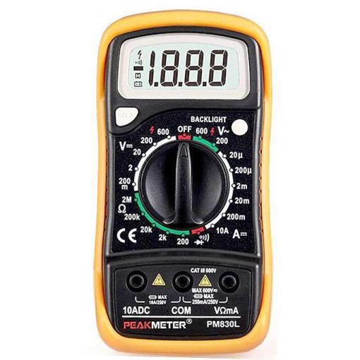 Multimetr PeakMeter PM830L /MAS830L/