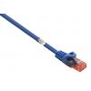 Basetech BT-2270719 RJ45 síťové kabely, propojovací kabely CAT 6 U/UTP 2.00 m modrá s ochranou, bez halogenů 1 ks