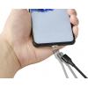 Renkforce USB kabel USB 2.0 USB-A zástrčka, USB-C ® zástrčka 1.00 m černá magnetická zástrčka RF-4746076
