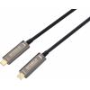 SpeaKa Professional USB-C® kabel USB-C ® zástrčka, USB-C ® zástrčka 10.00 m černá SP-9505620 krytí TPE Kabel pro displeje USB-C®