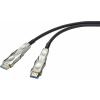 SpeaKa Professional HDMI kabelový adaptér Zástrčka HDMI-A, Zástrčka HDMI Micro-D, Zástrčka HDMI-A, Zástrčka HDMI Micro-D 20.00 m černá SP-9538580 4K UHD, PVC