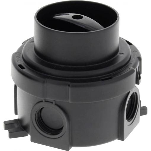 Wiska COMBI 304 SWITCH RS/1-2 BK otočný spínač 250 V 10 A IP66 1 ks