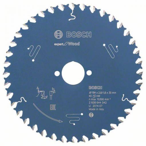 Bosch Accessories Expert for Wood 2608644042 pilový kotouč 184 x 30 x 1.6 mm Počet zubů (na palec): 40 1 ks