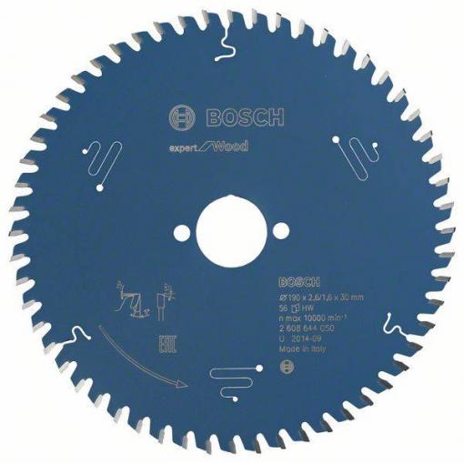 Bosch Accessories Expert for Wood 2608644050 pilový kotouč 190 x 30 x 1.6 mm Počet zubů (na palec): 56 1 ks