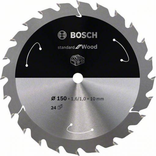 Bosch Accessories 2608837673 2608837673 tvrdokovový pilový kotouč 150 x 10 mm Počet zubů (na palec): 24 1 ks