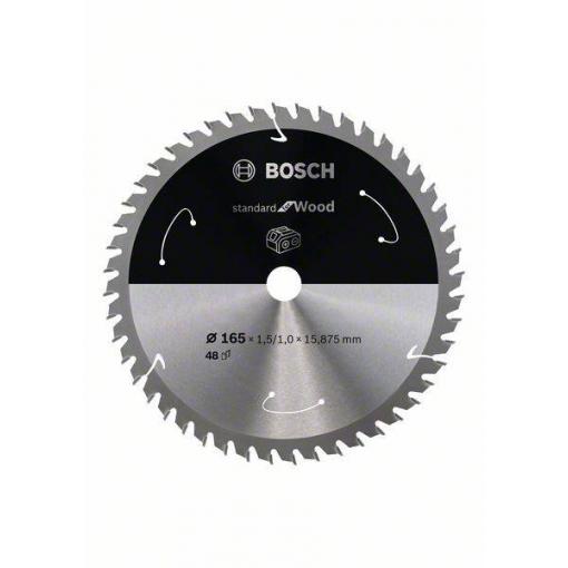 Bosch Accessories Bosch Power Tools 2608837683 tvrdokovový pilový kotouč 165 x 15.875 mm Počet zubů (na palec): 48 1 ks
