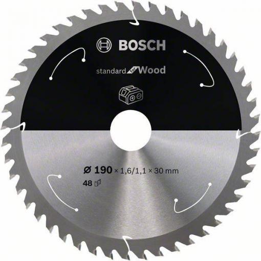 Bosch Accessories 2608837710 2608837710 tvrdokovový pilový kotouč 190 x 30 mm Počet zubů (na palec): 48 1 ks