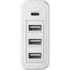 VOLTCRAFT UC-4ACX002 VC-11744745 USB nabíječka vnitřní Výstupní proud (max.) 3400 mA 4 x 1x USB-C®, 3x USB A