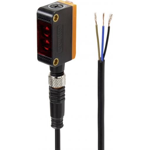 TRU COMPONENTS optický snímač TC-9417212 M8 Efektivní dosah detektoru: 50 cm spínání za světla 1 ks