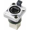 TRU COMPONENTS TC-9554640 Datový konektor RJ45 zásuvka, rovná Počet pólů 8P8C niklová 1 ks