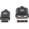 Manhattan USB kabel USB 2.0 USB-A zástrčka, USB-C ® zástrčka 2.00 m černá 354929