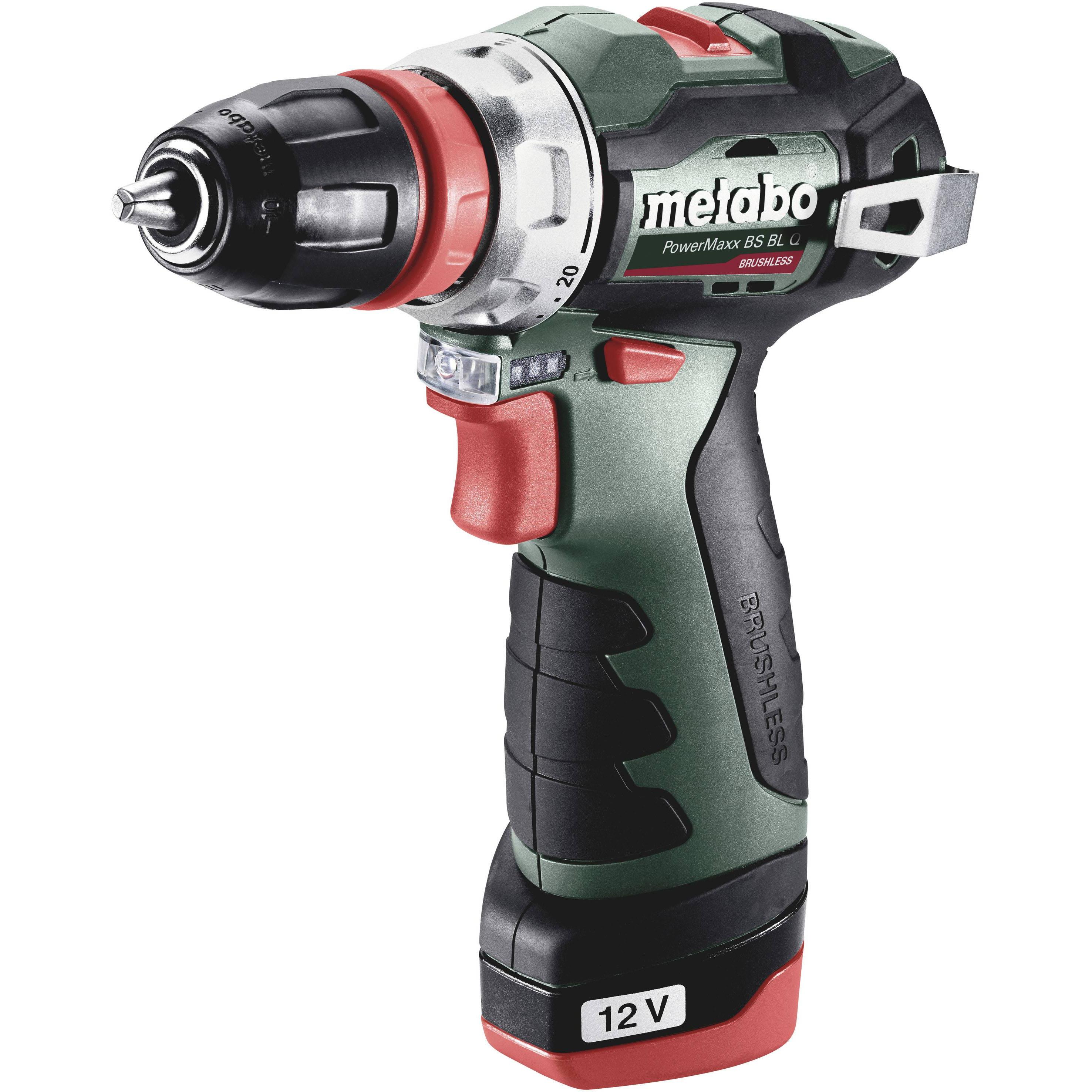 Metabo PowerMaxx BS BL Q 601749500 aku vrtací šroubovák 12 V 2 Ah Li ...