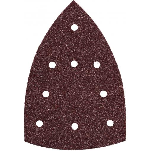 Samolepící listy 100 x 150 mm, P 120, 9 otvorů, upevnění na suchý zip (SMA) Metabo 635209000