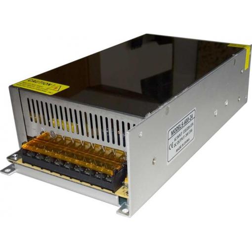 Průmyslový spínaný zdroj S-600-24, 24 V / 600 W, bez ventilátoru