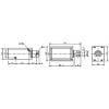 Elektromagnet tažný JF-1039B, 12 V DC, 25 N, zdvih 10 mm