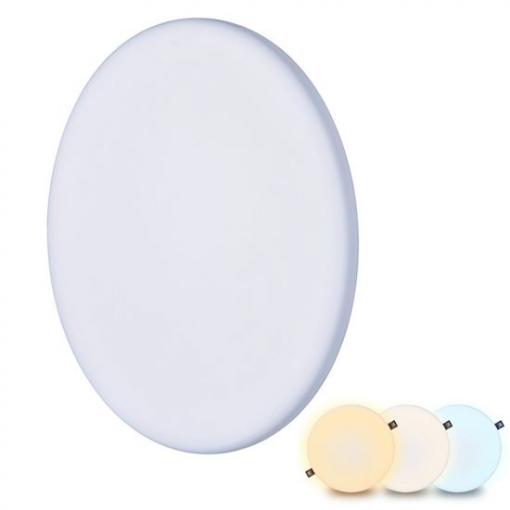 Solight LED podhledové svítidlo CCT, IP44, 20W, 1800lm, 3000K, 4000K, 6000K, kulatý - WD222