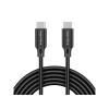 Kabel KRUGER & MATZ KM1261 Basic USB-C/USB-C 2,5m Black