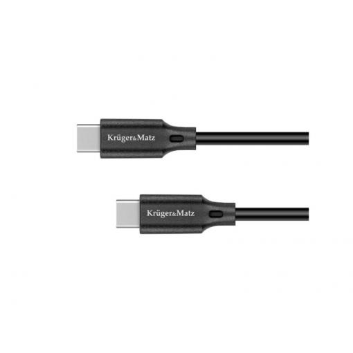 Kabel KRUGER & MATZ KM1261 Basic USB-C/USB-C 2,5m Black
