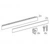 Sada pro instalaci LED panelů 600x600mm pro přisazení  RC065Z SMB W60L60